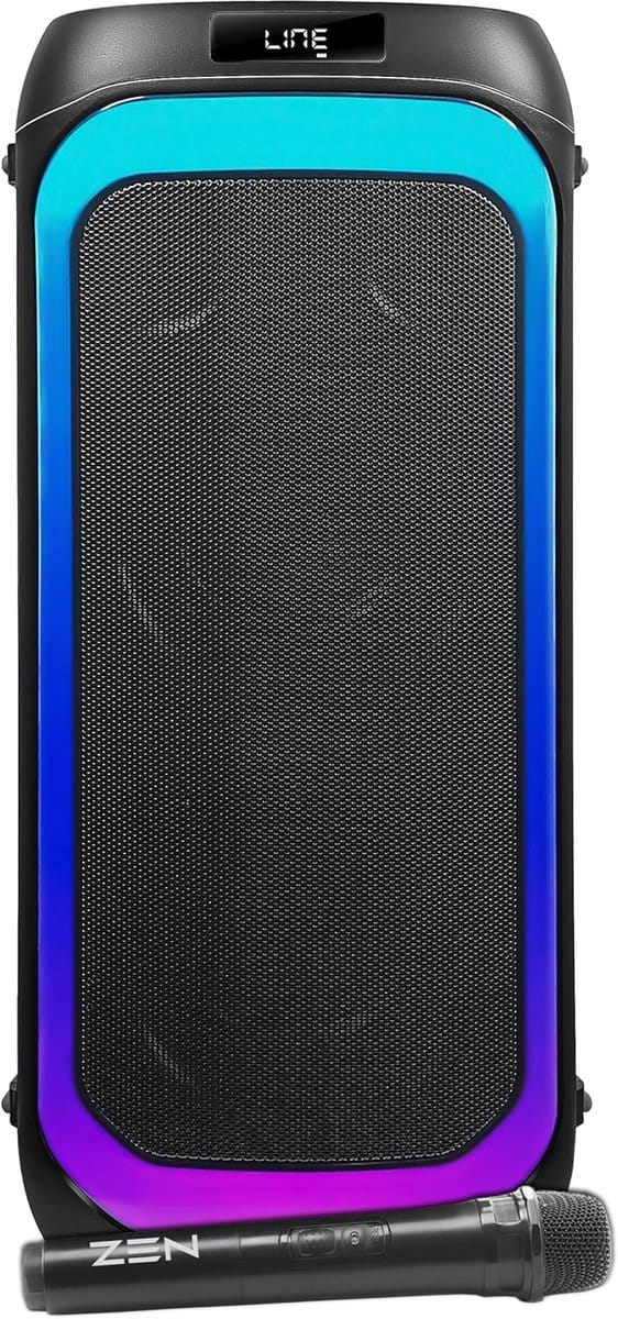 Draagbare Bluetooth Speaker - Muziek Box - Feest Geluid - Met LED Verlichting - 350 W PMPO - Mintgroen