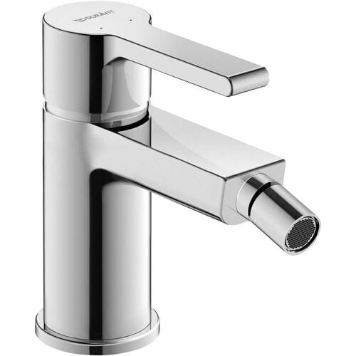 Duravit B.2 single lever bidet mixer with pop-up waste B22400001010