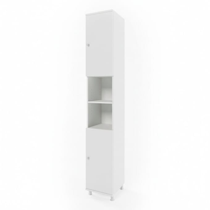 Vicco Fynn Badkamerkast – 30 x 190 cm Wit