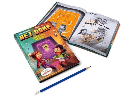 LEGO Minecraft Gevaar in de Nether Voorleesboeken