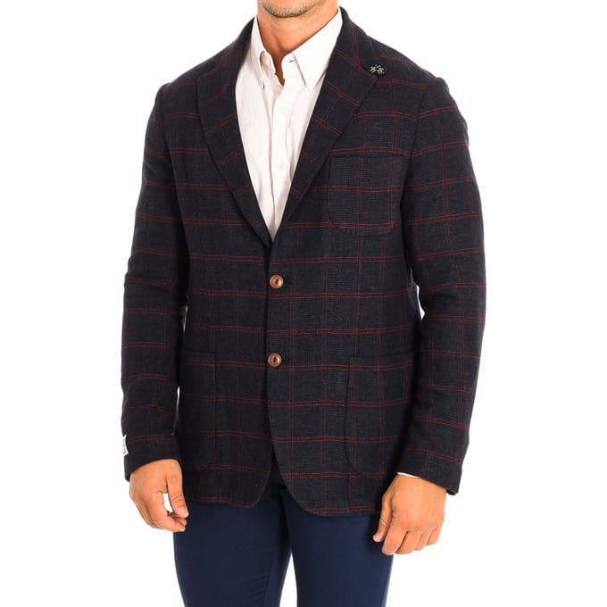Regular fit blazer met lange mouwen en knoopsluiting TMJ002-JQ036 man