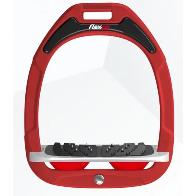 Ultra Grip Incliné Steun in Rood/Grijs/Rood Flex-On Green Composite