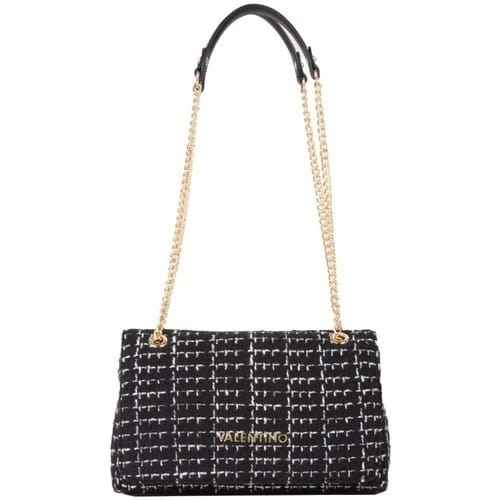 VALENTINO schoudertas Tweed Flap Bag Nero / Multicolor zwart