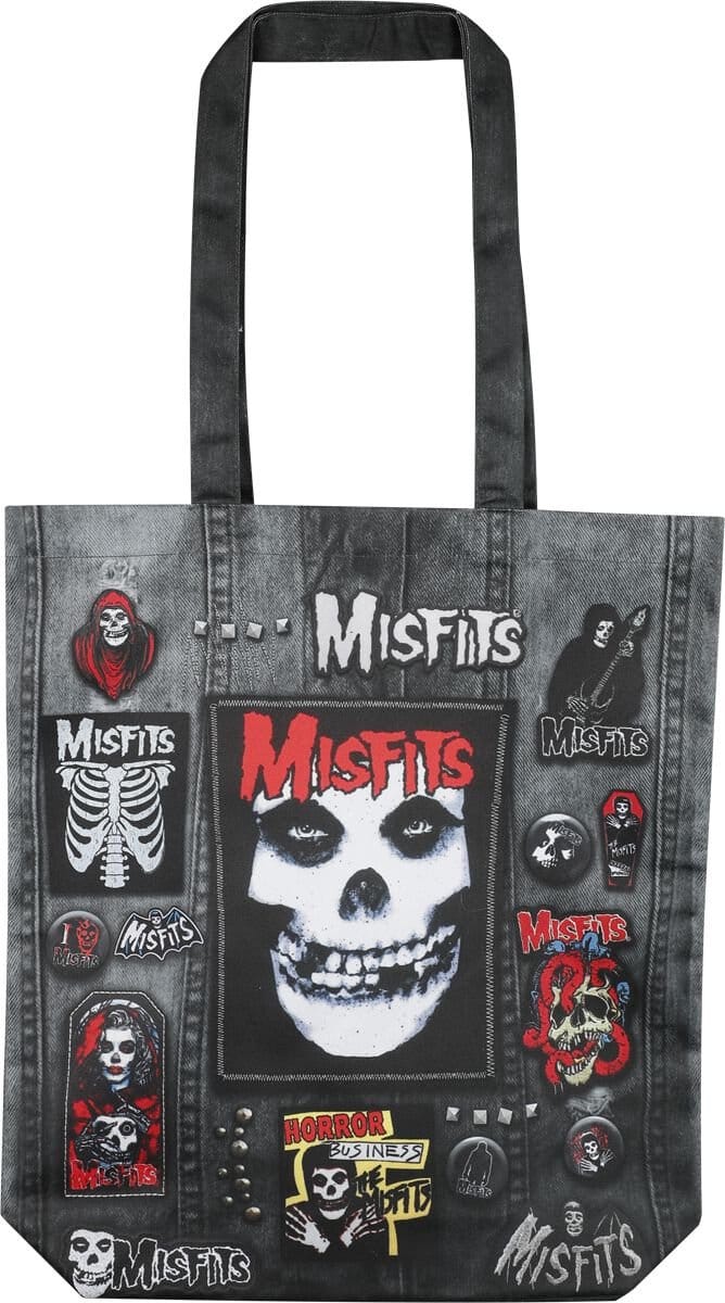 Misfits Rocksax - Misfits Logo Unisex Linnen tas - meerkleurig - Standard