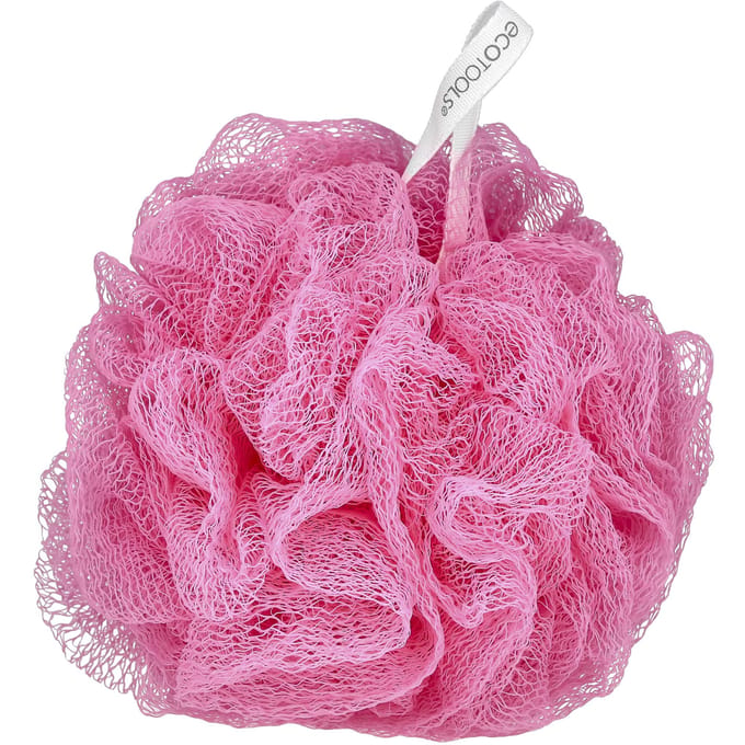Exfoliërende Ecopouff Spons, 1 spons pink