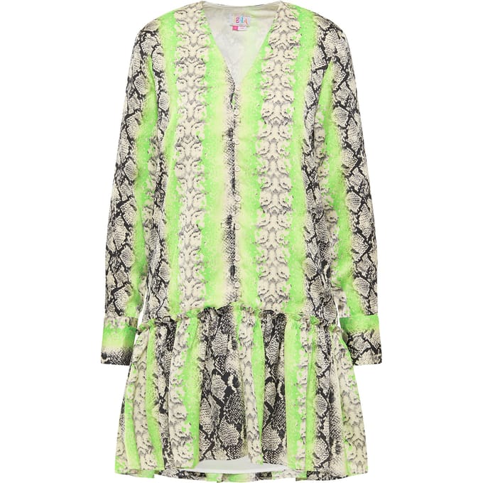 IZIA jurk met reptielenprint gaya