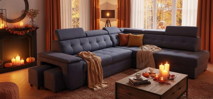 Luxe Uitschuifbare Slaapbank – 180x277x100 cm – Industrohome