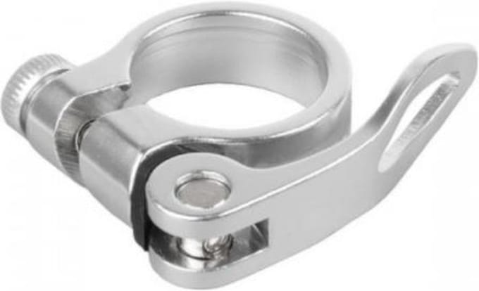 Bls Zadelpenklem Met Snelspanner 34,9 Mm Aluminium Zilver