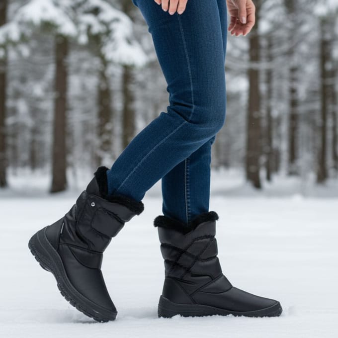 Antarctica Antarctica Snowboots zwart Nylon