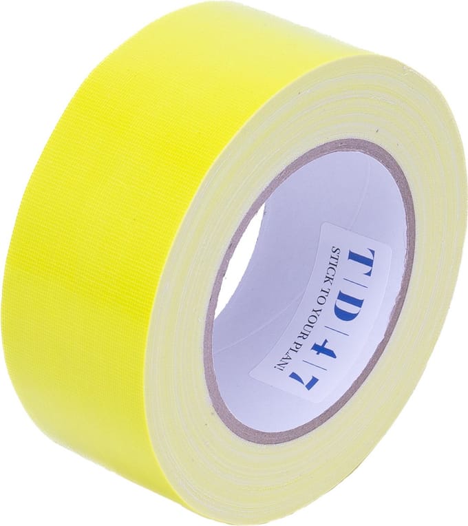TD47 Gaffa Tape 50mm x 25m Fluor Geel