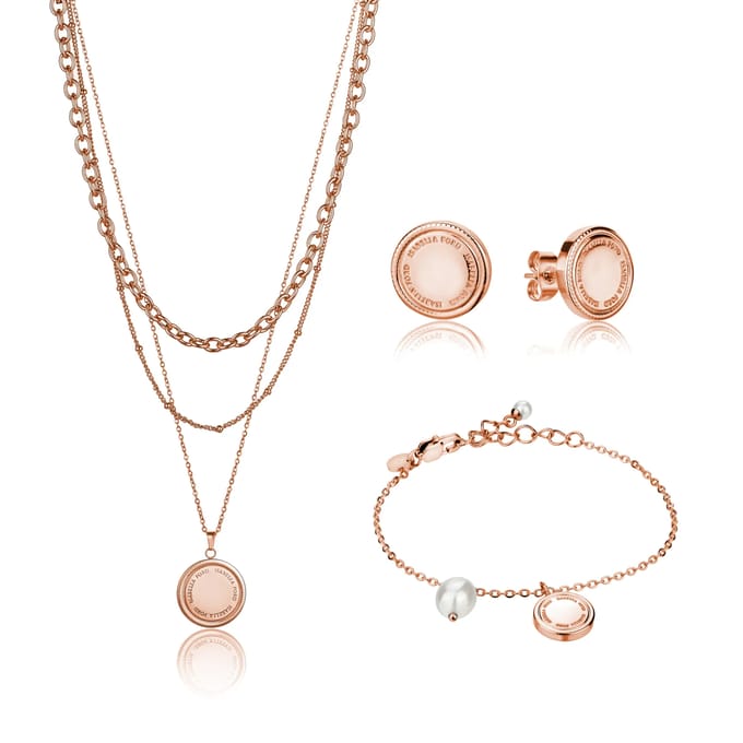 Ketting, armband en oorbellen set Isabella Ford Alyssa