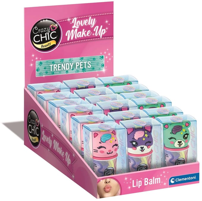 Clementoni - Crazy Chic Lovely Lip Balm – Veilige Make-up - vanaf 6 jaar