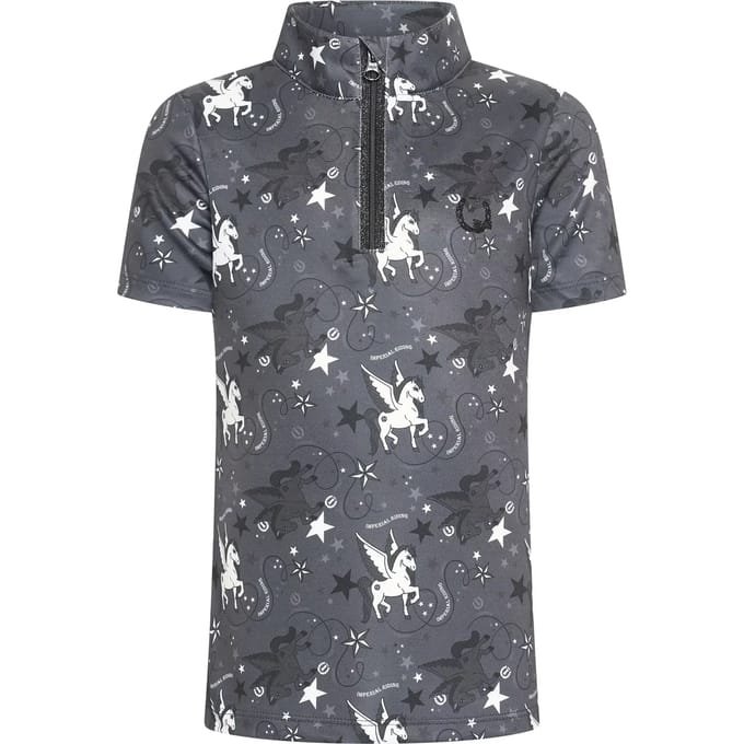 Technisch rijshirt voor kinderen Imperial Riding Olivia AOP