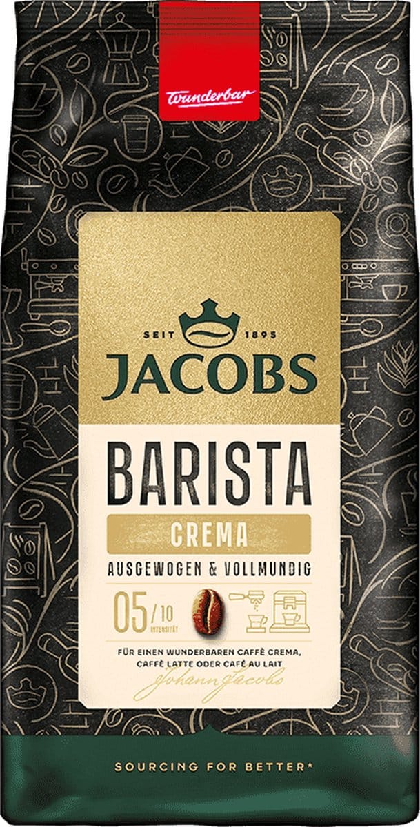 Jacobs Barista Crema - koffiebonen - 1 kilo