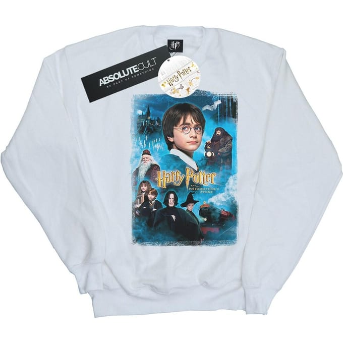 Harry Potter Meisjes Sweatshirt Steen der Wijzen (Wit)