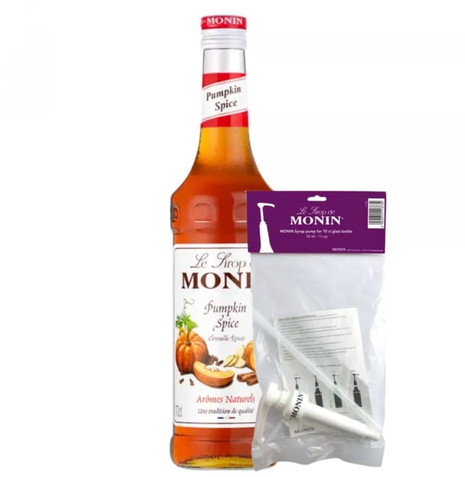 Monin Siroop Pumpkin Spice 70 cl + Pompje