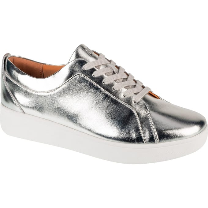 FitFlop Rally Sneakers, Vrouwen, Zilver, Sneakers, maat: 36
