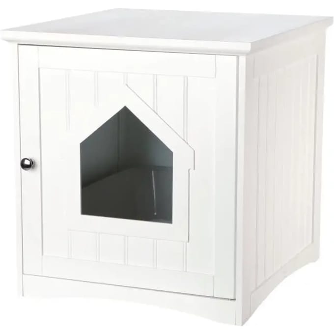 Trixie - Kattenmand Huis - Wit - 51X49X51 cm