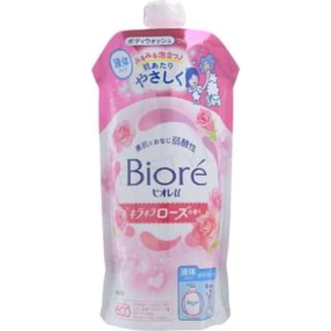Kao - Biore U Body Wash Sparkling Rose Refill 320ml