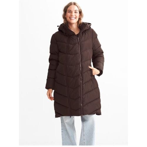 Prénatal 2 in 1 zwangerschaps jas Dark Choclate S Dames