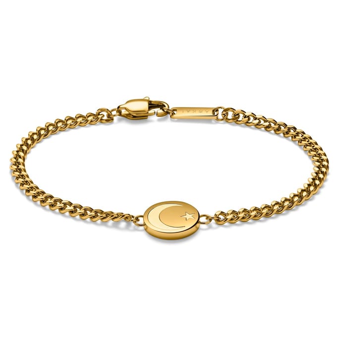 Unity | Goudkleurige Armband met Halve Maan en Ster