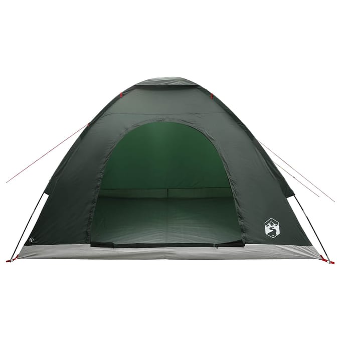 vidaXL - Kamperen - tent - 4-persoons - Leger - Groen