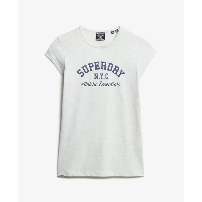 Dames-T-shirt Superdry Athletic Essential Slub