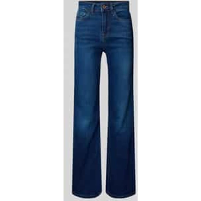 Flared jeans van katoenmix, model 'WILLA'