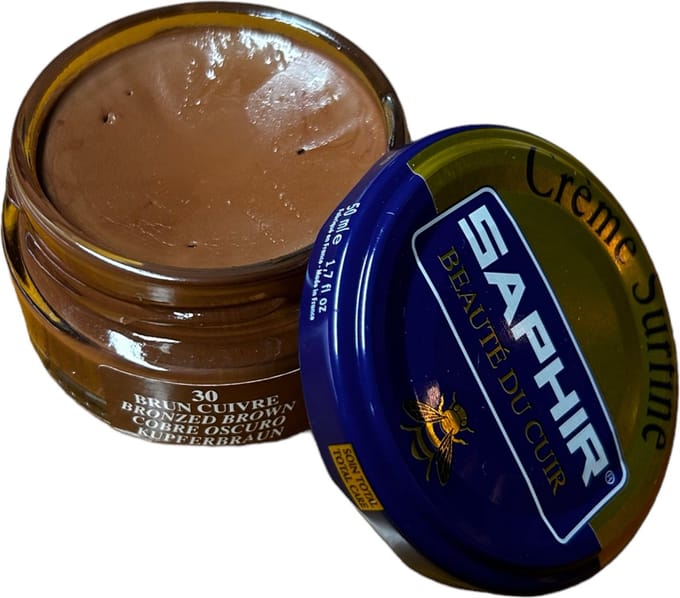 Saphir Creme Surfine (schoenpoets) Koper Bruin