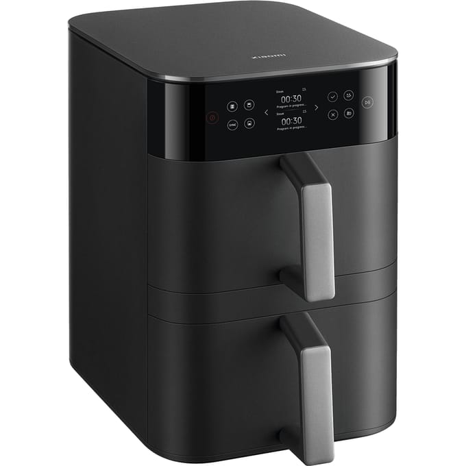 Xiaomi Smart Double Stack Airfryer XXL 12L | dubbel airfryer | Complete maaltijden in één keer | Ruimtebesparend design | 14 kookprogramma's