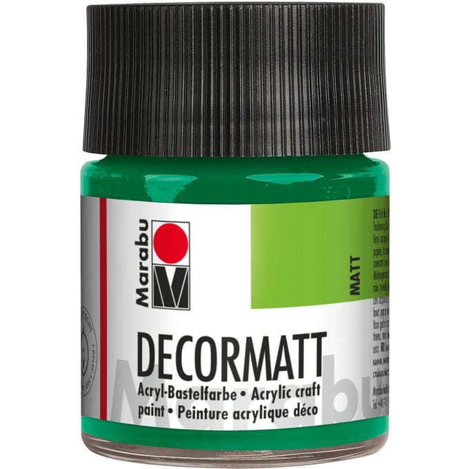 Marabou Decormatt, 50ml - Sap groen