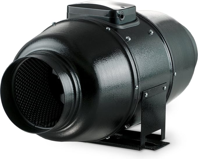 Buisventilator Silent Ø160 mm - Staal - 555 m³/h - Geïsoleerd