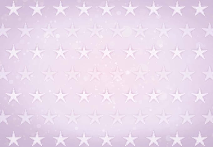 Fotobehang Stars Pattern Purple | XL - 208cm x 146cm | 130g/m2 Vlies