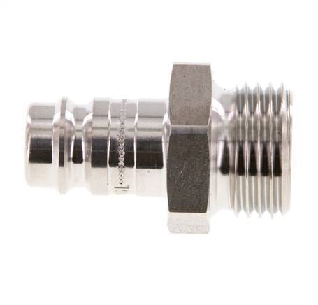 RVS 306L DN 10 Luchtkoppeling Insteeknippel G 1/2 inch Buitendraad - CLP10-M-SSL-P-012