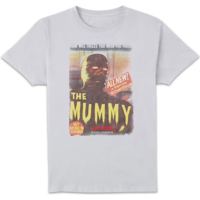 Hammer Horror The Mummy Men's T-Shirt - White - L