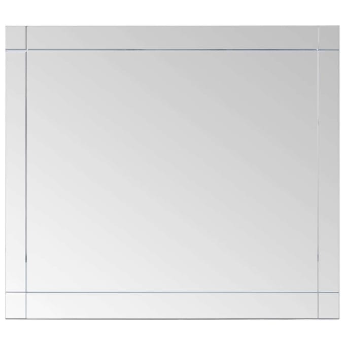 vidaXL - Wandspiegel - 100x60 - cm - glas