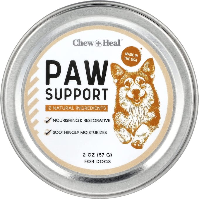 Kauw + Genezing, Pootondersteuning, voor Honden, 57g (2 ons) beige