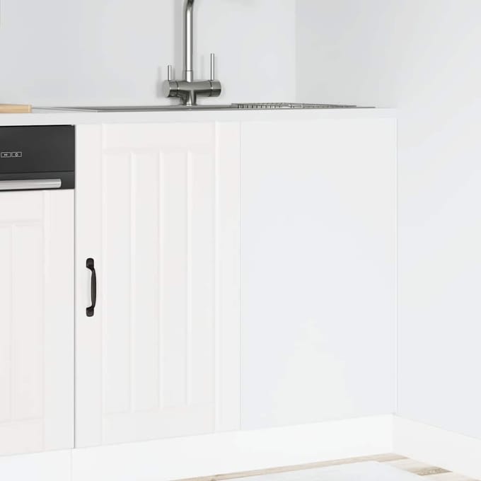 vidaXL - Onderkast - Lucca - bewerkt - hout - wit