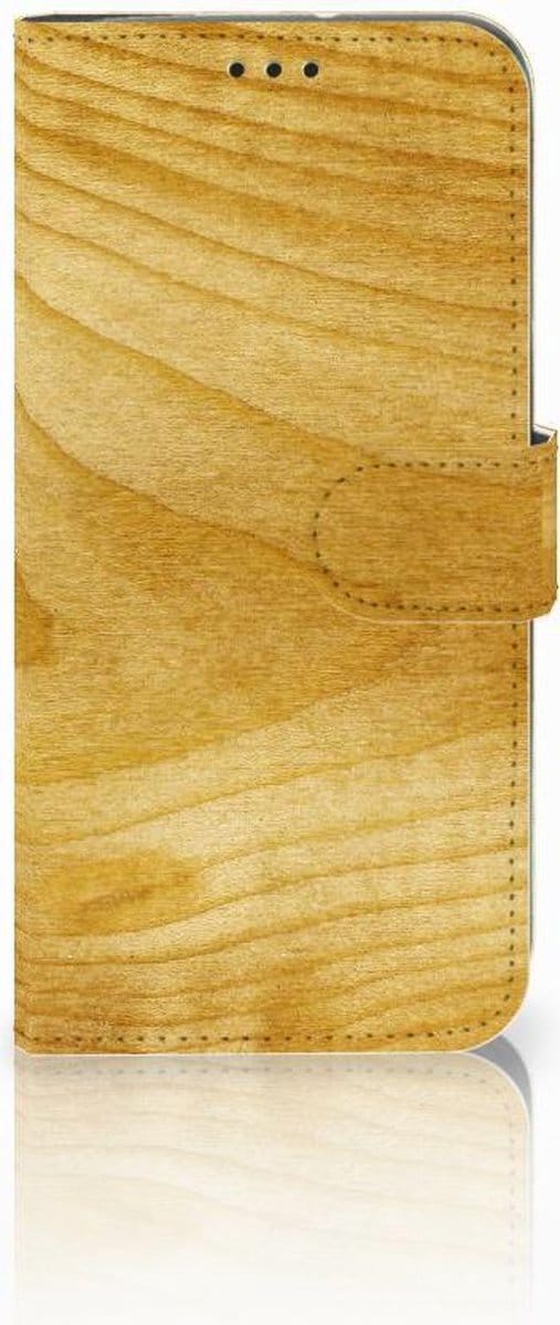 Motorola Moto G7 | G7 Plus Book Style Case Licht Hout