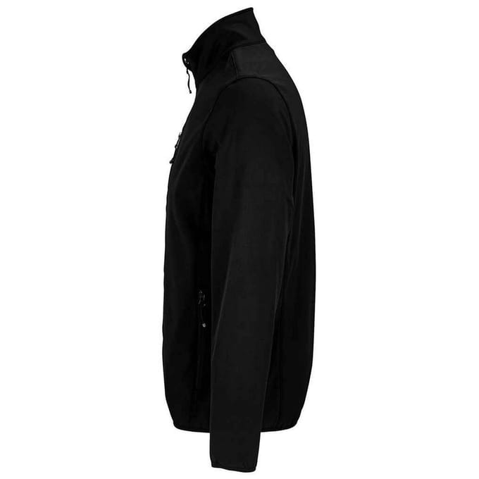 SOLS Heren Falcon Gerecycleerd Soft Shell Jasje (Zwart)