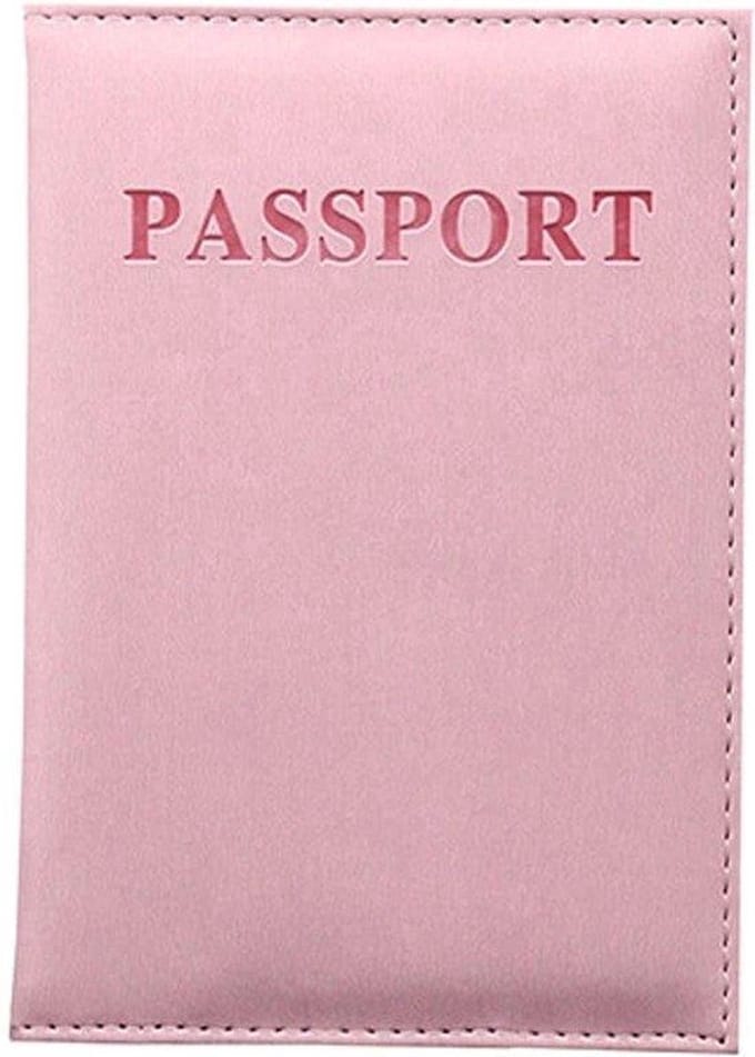 New Age Devi - Roze Leren Paspoorthouder - Paspoort Hoesje - Cover - Mapje