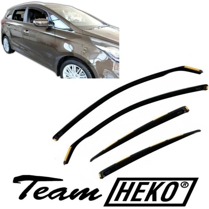 J&J AUTOMOTIVE | Heko Deflecteurs d'air Déflecteurs de Vent Pour Kia Carens 2013-2019