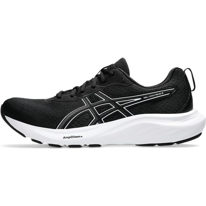Asics Gel Contend 9 Noir Blanc Chaussures de Sport Homme 1011B881-002 45 black