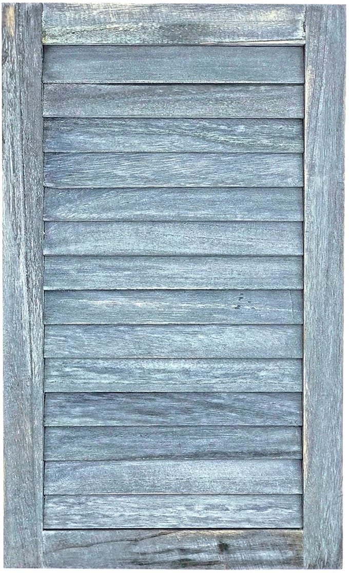 Lavandoux - Louvre Shutter Paneel - Greywash - 48 x 29 cm