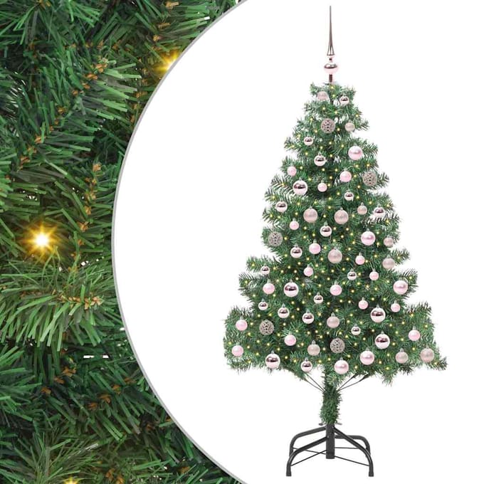 vidaXL - Kerstboom - Groen - 210 - cm - PVC