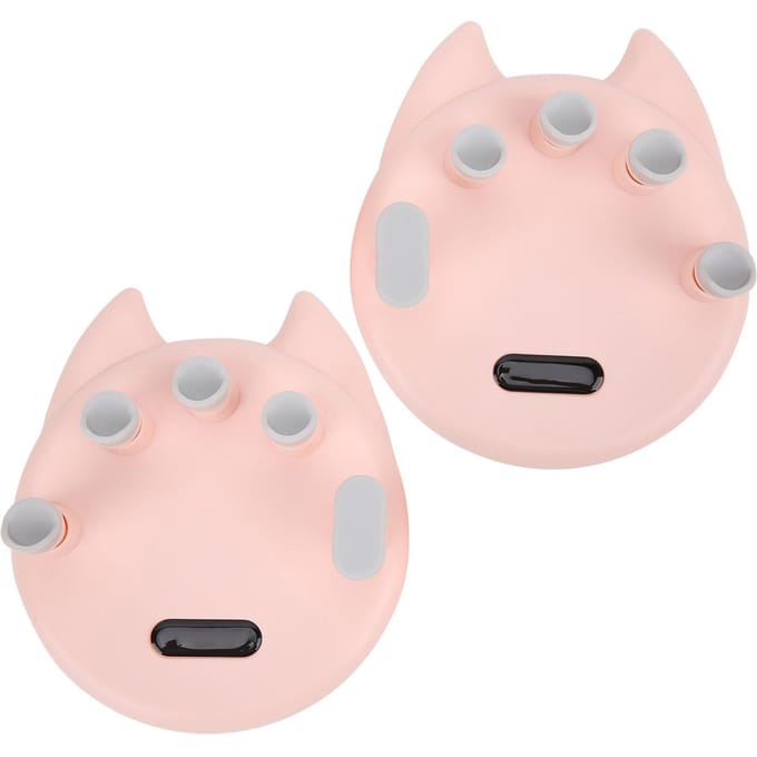 2 Pièces Entraîneurs de Doigts de Piano Correction de la Posture Renforcer Accessoire d'Instrument pour Débutant Rose white