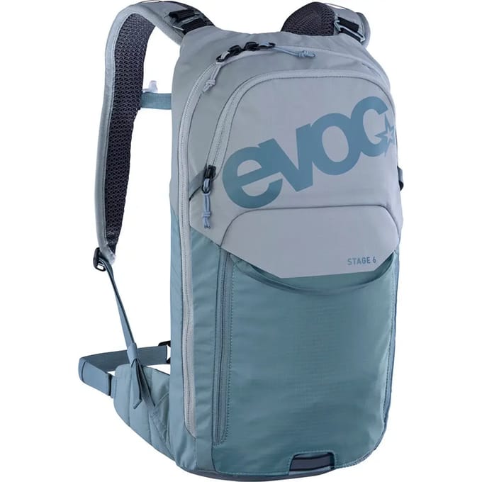 Evoc Stage 6 + Hydration Bladder 2 Bike Rugzak grijs