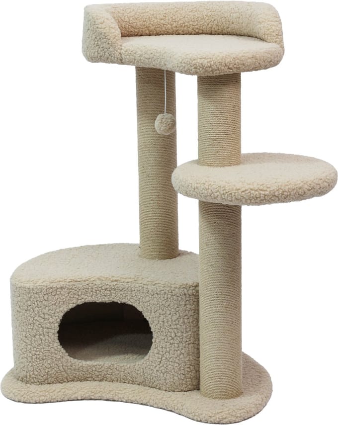 Boony krabpaal luna sand beige 104cm