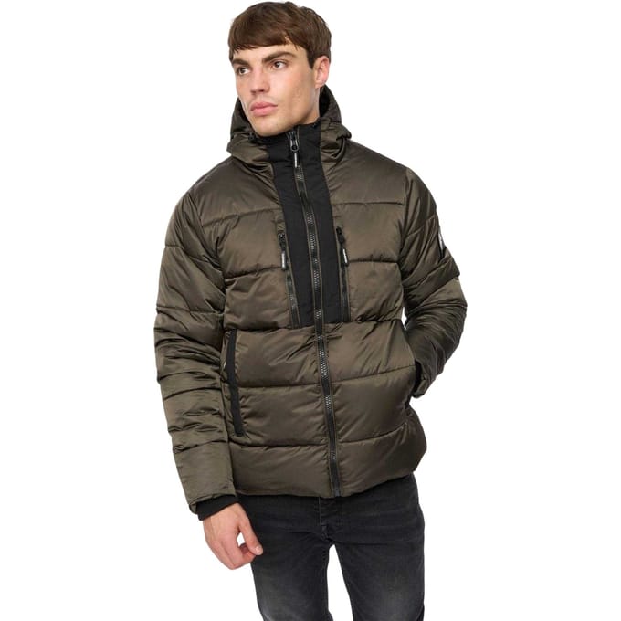 Crosshatch Heren jas (Groen)