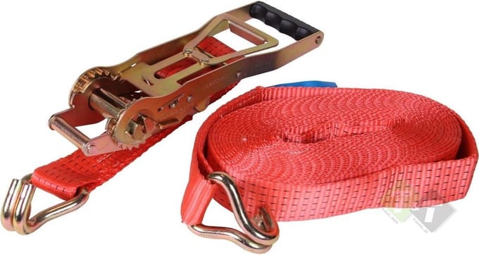 sjorband - spanband 5 Ton 10 meter x breed 50mm - spanbanden - aanhanger spanners